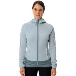 Bluza trekkingowa damska Vaude Tekoa Fleece II techniczna. Niebieskie bluzy damskie Vaude, s, bez wzorów, z elastanu, z kapturem. W wyprzedaży za 339.00 zł.