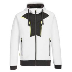 Męska Bluza Z Kapturem I Zamkiem Błyskawicznym DX4. Białe bluzy męskie Portwest, m, bez wzorów, z kapturem. Za 365.99 zł.