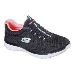 Buty Summits Rozmiar 41 - 12980-BKPK Czarny. Czarne obuwie sportowe damskie Skechers, bez wzorów, z materiału, do biegania, Skechers Sport. Za 219.00 zł.