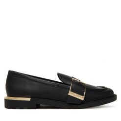 Loafersy DKNY. Czarne mokasyny damskie DKNY. Za 499.99 zł.