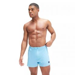 Spodenki szorty plażowe męskie Speedo Vintage Volley. Niebieskie krótkie spodenki sportowe męskie Speedo, m, bez wzorów, do pływania. W wyprzedaży za 196.15 zł.