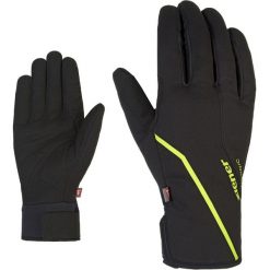 Rękawiczki softshell Ziener Ultimo PR. Zielone rękawiczki męskie Ziener, bez wzorów, z softshellu. Za 150.99 zł.