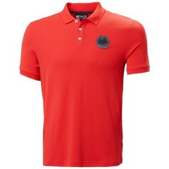Polo Helly Hansen Race. Czerwone koszulki polo męskie Helly Hansen, m, bez wzorów, bez ramiączek. Za 350.50 zł.