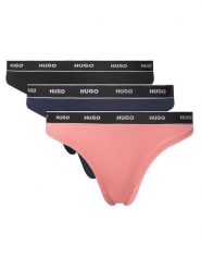 HUGO Komplet 3 par fig klasycznych Triplet Pack Briefs 50545694 Kolorowy. Figi damskie Hugo, m, bez wzorów, z bawełny. Za 139.99 zł.