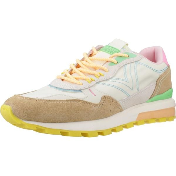 Buty VICTORIA LUNA NYLON SERRAJE MULT Beżowy. Brązowe obuwie sportowe damskie VICTORIA, trekkingowe. Za 300.99 zł.