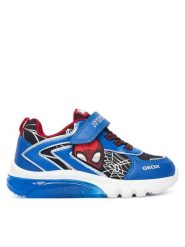 Geox Sneakersy J Ciberdron Boy J66LBK 01454 C0245 M Czarny. Czarne buty sportowe chłopięce Geox, bez wzorów, ze skóry, bez zapięcia. Za 299.99 zł.