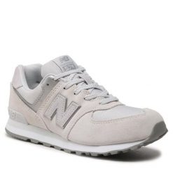 Sneakersy New Balance. Niebieskie półbuty chłopięce New Balance, bez wzorów, bez zapięcia. Za 209.99 zł.