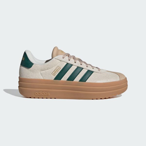 Buty VL Court Bold. Białe obuwie sportowe damskie Adidas, bez wzorów, trekkingowe. Za 349.00 zł.
