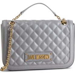 Torebka LOVE MOSCHINO - JC4003PP17LA0001 Grigio. Szare torebki do ręki damskie Love Moschino, ze skóry ekologicznej. Za 919.00 zł.
