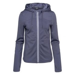 Damska bluza z kapturem zapinana na zamek Hi-Tec Tolin. Szare bluzy sportowe damskie Hi-tec, bez wzorów, z kapturem, na fitness i siłownię. Za 156.99 zł.