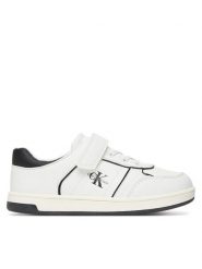 Calvin Klein Sneakersy V1X9-83148-1355 S Biały. Białe buty sportowe chłopięce Calvin Klein, bez wzorów, ze skóry, bez zapięcia. Za 289.99 zł.