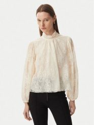Rinascimento Bluzka CFC0127485003 Kremowy Regular Fit. Białe koszule damskie Rinascimento, xs, bez wzorów, z syntetyku, bez kołnierzyka, bez ramiączek. Za 509.99 zł.