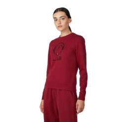 Sweter damski Vestrum Sirrah. Czerwone swetry damskie VESTRUM, l, bez wzorów, z bawełny, eleganckie, bez kołnierzyka, bez ramiączek, długie, bez kaptura. Za 534.50 zł.
