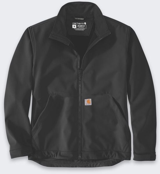 Softshell Carhartt Rain Defender Galesburg BLACK. Czarne kurtki męskie Carhartt, m, bez wzorów, z softshellu, bez kaptura. Za 409.17 zł.