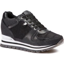 Sneakersy GIOSEPPO - Havre 47654 Black. Czarne półbuty damskie Gioseppo, bez wzorów, z materiału, bez obcasa, na koturnie, bez zapięcia. W wyprzedaży za 209.00 zł.