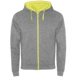 Męska Kurtka Fuji Heather Sweat Jacket. Szare kurtki męskie ROLY, m, bez wzorów, z bawełny, z kapturem. Za 126.99 zł.