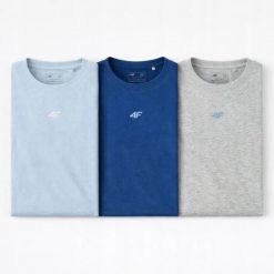 T-SHIRT MĘSKI 4F KOMPLET 3 SZTUKI KOLEKCJA LIMITOWANA M M3947 SS26. T-shirty męskie 4f, m, bez wzorów, z bawełny, sportowe, bez kołnierzyka. Za 164.98 zł.