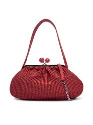 Weekend Max Mara Torebka 2615511105650 Różowy. Czerwone torebki do ręki damskie Weekend Max Mara, bez wzorów, z materiału, wizytowe, bez dodatków. Za 1,579.00 zł.