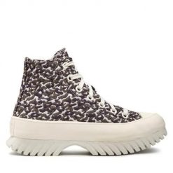 Buty do chodzenia damskie Converse Ctas Lugged 2.0 Hi. Białe obuwie sportowe damskie Converse, bez wzorów, z materiału, trekkingowe. Za 418.65 zł.