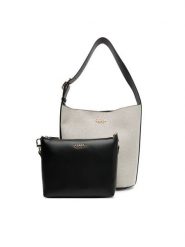 Guess Torebka HWAG96 62040 Beżowy. Brązowe torebki do ręki damskie Guess, z aplikacjami, z materiału, bez dodatków. Za 409.99 zł.