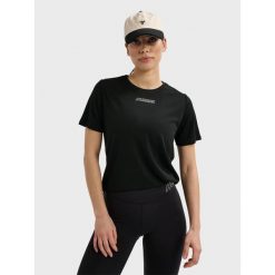 Damski jersey Hummel TE Tola. Czarne koszulki sportowe damskie Hummel, bez wzorów, z jersey, bez kołnierzyka, bez ramiączek, na fitness i siłownię. Za 113.50 zł.
