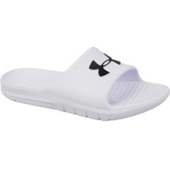 Klapki na basen Lifestyle Męskie Under Armour Core PTH SL. Białe klapki męskie Under Armour, z materiału. Za 168.00 zł.