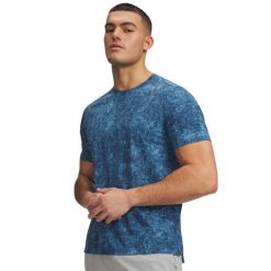 Under Armour Męska Koszulka T-Shirt Velociti Pro Print 6009507. Niebieskie t-shirty męskie Under Armour, m, bez wzorów, z materiału, bez kołnierzyka. Za 301.05 zł.