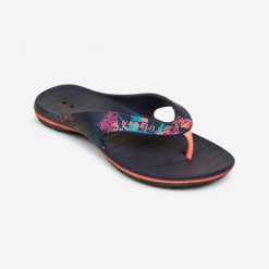 Japonki basenowe damskie Nabaiji Tonga 500 Tra. Czerwone klapki damskie NABAIJI, bez wzorów. W wyprzedaży za 44.99 zł.
