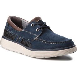 Mokasyny CLARKS - Un Abode Step 261326167 Navy Nubuck. Mokasyny męskie marki Clarks. W wyprzedaży za 299.00 zł.