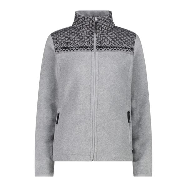 Bluza damska turystyczna CMP 34J0486. Szare bluzy damskie CMP, s, bez wzorów, z materiału, z kapturem. Za 388.05 zł.