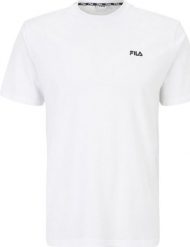 Koszulka sportowa męska Fila Berloz. Białe koszulki sportowe męskie Fila, l, bez wzorów, z bawełny, bez kołnierzyka, bez ramiączek. Za 85.99 zł.