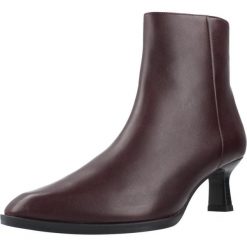 UNISA LOMAS STT Bordeaux. Czerwone obuwie sportowe damskie Unisa, bez wzorów, ze skóry, trekkingowe. Za 683.94 zł.