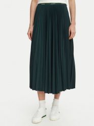 Lacoste Spódnica plisowana JF1402 Zielony ciemny Regular Fit. Zielone spódnice damskie Lacoste, xl, bez wzorów, z syntetyku, plisowane. Za 789.99 zł.