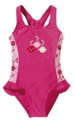 Beco Sealife kostium kąpielowy różowy z ochroną UV. Brązowe stroje kąpielowe dla dziewczynek 47 Brand, bez wzorów, z elastanu. Za 218.99 zł.