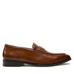 Półbuty Aldo. Brązowe eleganckie półbuty Aldo, wizytowe, bez zapięcia. Za 339.99 zł.