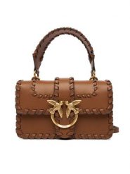 PINKO Torebka Love One Mini Cl. AI 25-26 PLTT 100059 A2OR Brązowy. Brązowe torebki do ręki damskie Pinko, bez wzorów, ze skóry, bez dodatków. Za 1,709.00 zł.