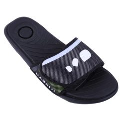 Klapki basenowe męskie Nabaiji Slap 900 Soft. Czarne klapki męskie NABAIJI, bez wzorów. Za 119.99 zł.