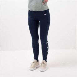 Damskie legginsy Fila FIA WOMEN ROSE TIGHT 687096-170. Czarne legginsy sportowe damskie Fila, s, bez wzorów, z elastanu, długie, do biegania. Za 89.00 zł.