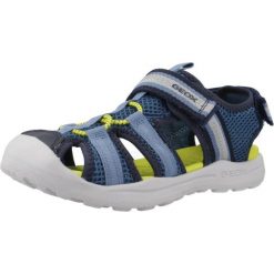 Sandały GEOX J VANIETT BOY Niebieski. Niebieskie sandały męskie Geox, z syntetyku, bez zapięcia. Za 199.99 zł.
