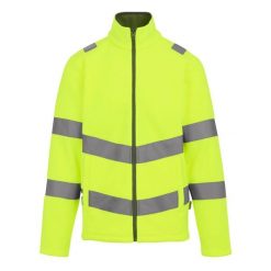 Męska Kurtka Pro Contract Thor HiVis Fleece Jacket. Żółte kurtki męskie Regatta, m, bez wzorów, z materiału, bez kaptura. Za 135.99 zł.