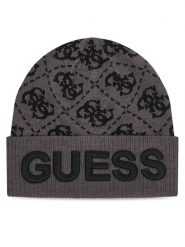 Guess Czapka AM9695 POL01 Czarny. Czarne czapki i kapelusze damskie Guess, na zimę, z aplikacjami, z nylonu. Za 154.99 zł.