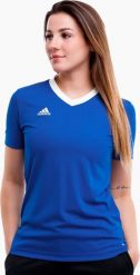Adidas Koszulka damska adidas Entrada 22 Jersey niebieska HG3947 2XL. Niebieskie t-shirty damskie Adidas, xl, bez wzorów, z jersey, bez kołnierzyka. Za 70.20 zł.