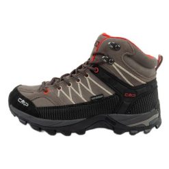 Buty CMP Rigel 3Q12947 09PT z mambraną brązowe. Brązowe trekkingi męskie na zimę. Za 641.94 zł.