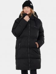 Płaszcz Zimowy Damski Fundango Vanessa. Czarne płaszcze damskie Fundango, na zimę, m, bez wzorów, z poliesteru, eleganckie, krótkie, bez kaptura. Za 499.00 zł.