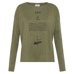 T-Shirt Deha Graphic Comfy Flamme' Damskie. Zielone t-shirty damskie Deha, l, bez wzorów, z bawełny, klasyczne, bez kołnierzyka. Za 318.99 zł.