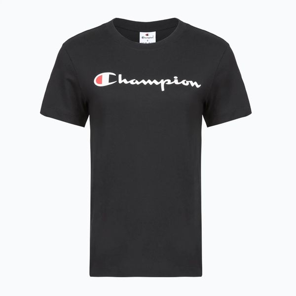 Koszulka damska Champion 118090. Niebieskie t-shirty damskie Champion, l, bez wzorów, z bawełny, klasyczne, bez kołnierzyka. Za 55.99 zł.