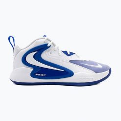 Buty do siatkówki Nike React Hyperset 2. Białe buty sportowe męskie Nike, bez zapięcia, do siatkówki. Za 449.99 zł.