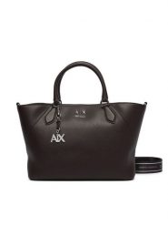 Armani Exchange Torebka XW003086 AF26569 U6032 Brązowy ciemny. Brązowe torebki do ręki damskie Armani Exchange, bez wzorów, ze skóry, bez dodatków. Za 729.99 zł.