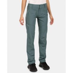 Damskie spodnie outdoorowe Kilpi LAGO-W. Zielone spodnie sportowe damskie Kilpi, xs, bez wzorów, z nylonu, trekkingowe. Za 318.77 zł.