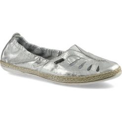 Srebrne Espadryle Lemar Damskie Skórzane Obuwie. Szare espadryle damskie Lemar, bez wzorów, ze skóry, bez obcasa, na płaskiej podeszwie, bez zapięcia. Za 159.00 zł.